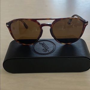 Brown Persols polarized